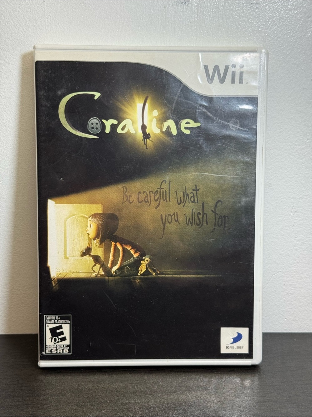 Coraline (Nintendo Wii, 2009) Complete w/ Manual - Tested Working CIB